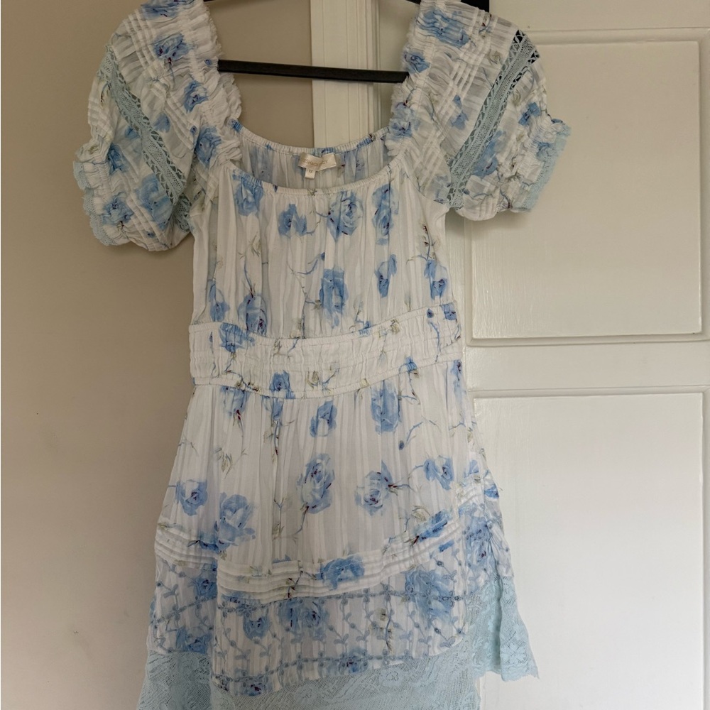 Loveshackfancy Lilium Embroidered Cotton mini dress - Picture 2 of 6